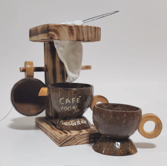 Coconut Cups and Teapot